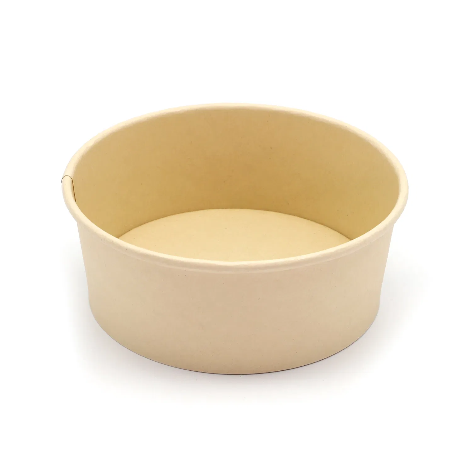 Biodegradable Disposable Bamboo Pulp Paper Salad Bowl with Lid