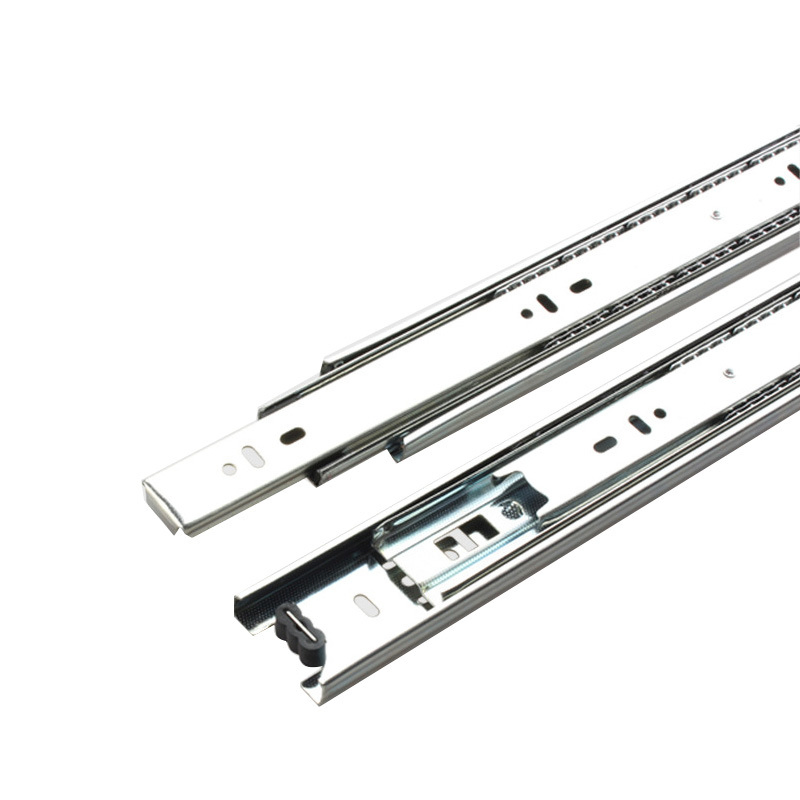 Heavy Duty 3-Foldtelescopic Channel Ball Bearing Drawer Slide for Kitchen Cabinet