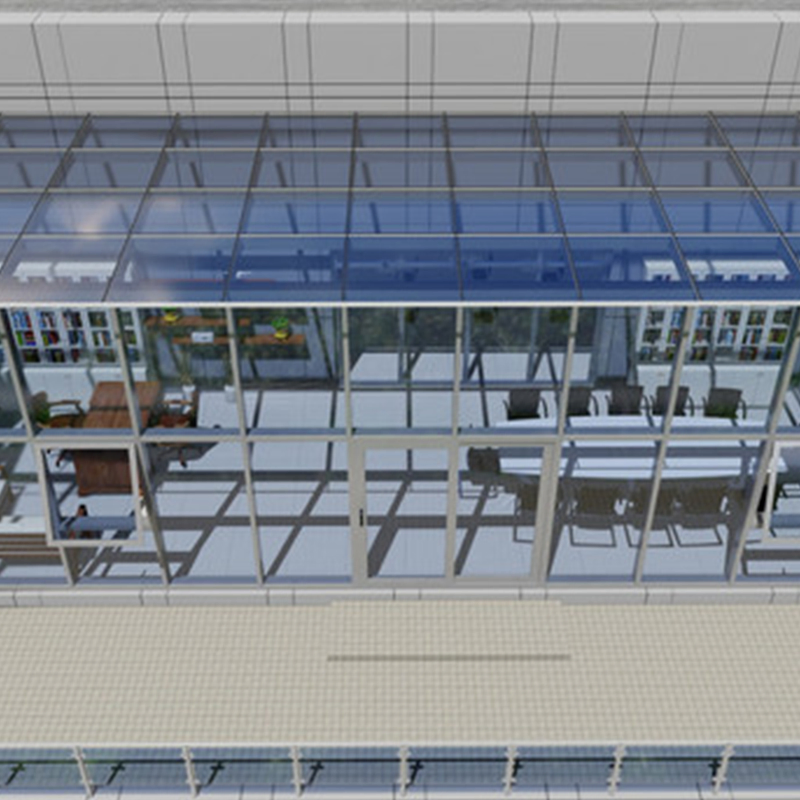 Aluminium Aluminum Profile Glass Curtain Wall with Spider Glazing for Exterior Wall Decoration of Hotels and Business Centers