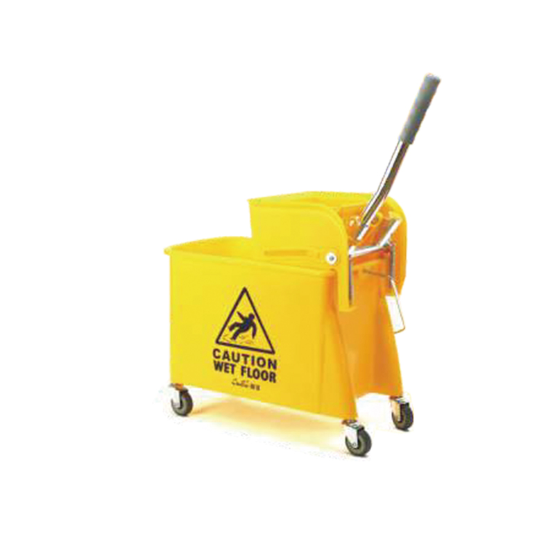 Heavy-Duty Cleaning Mop Bucket with Efficient Wringer Trolley