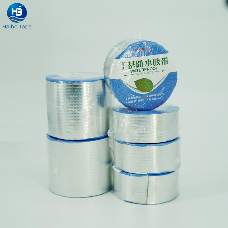 Customization Roof Balcony Toilet Rubber Waterproof Aluminum Foil Butyl Sealing Repair Tape Water Leak Tape