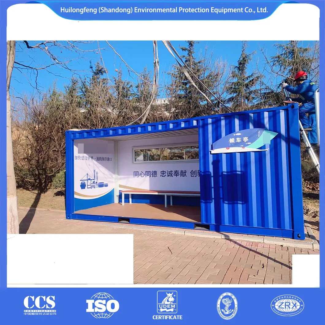 40FT/20FT Modular Prefabricated Container House for Bus Stop/Bus Station