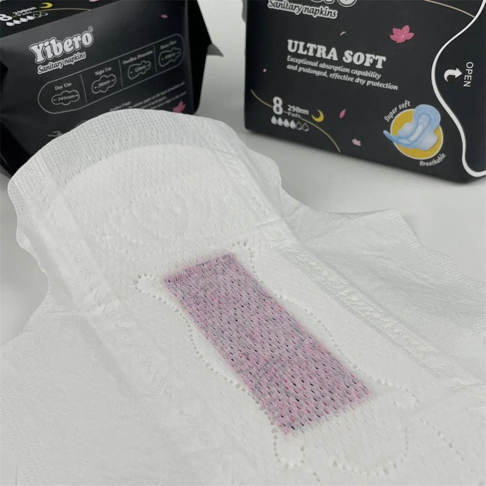 Good Price Without Flavor Pattern for Women Woman Sanitary Towel Ultra-Thin Pads