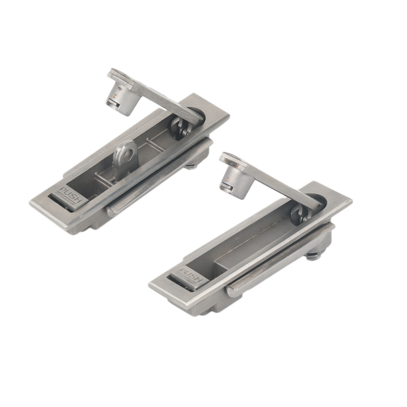 Stainless Steel Flush Lock with Integrated Hasp for Switchgear Cabinet Protection