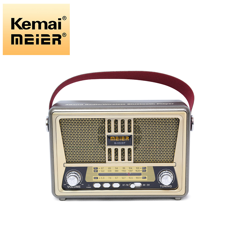 High Quality Soft Band Handheld Retro Style FM Radio with USB, Tfcard Play for Sale