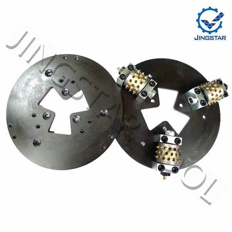 Diamond Roller Concrete Floor Bush Hammer Plates Grinding Disc