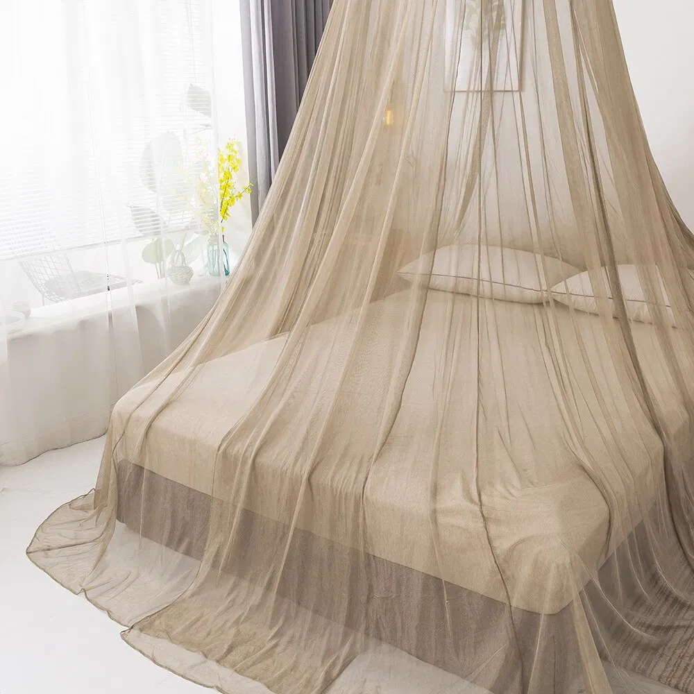 Mosquito Net Bed Canopy Queen to King Size Ceiling Netting Bed Tent Adult Beds Circle Dome Net