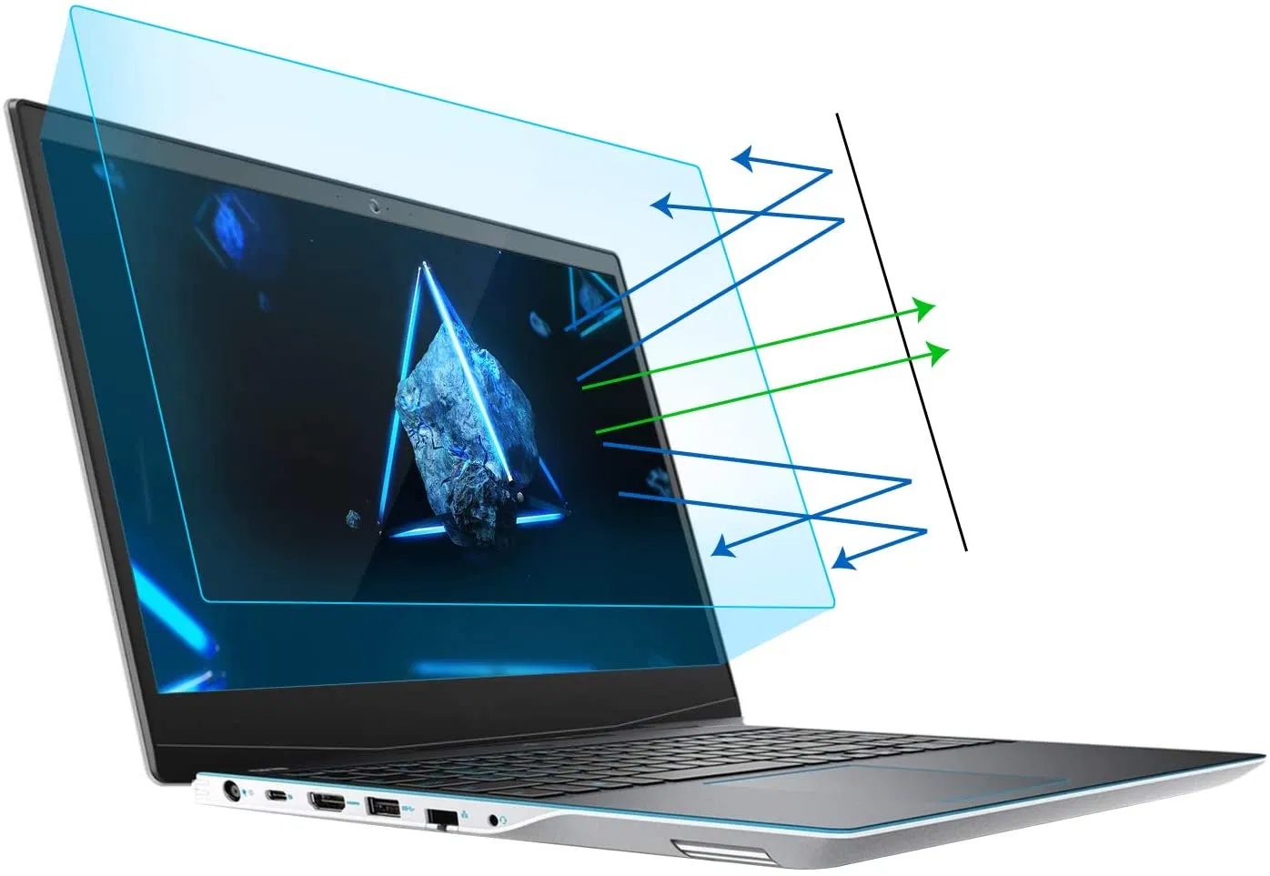 Laptop Screen Protector Filter Pet Anti Blue Light Screen Protector Film for Eyes Protective