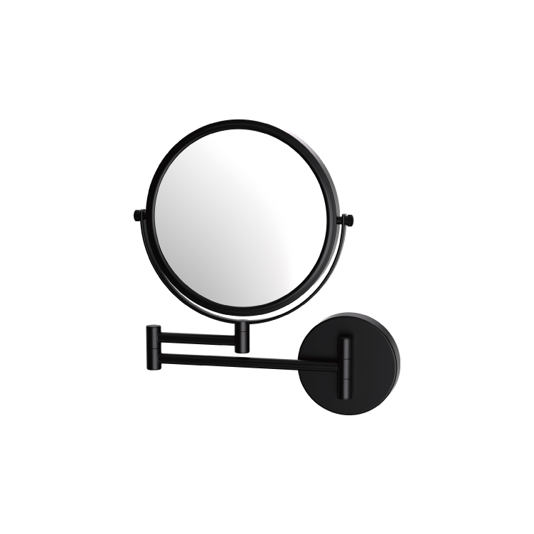 New Hotel Black LED Light Magnifying Makeup Mirror