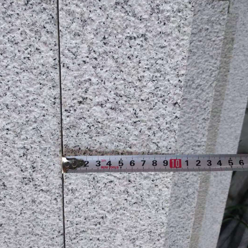 G603 Light Grey/White Granite Stone Bushhammered Steps/Risers for Path/Walkway/Garden/Outdoor Decorations