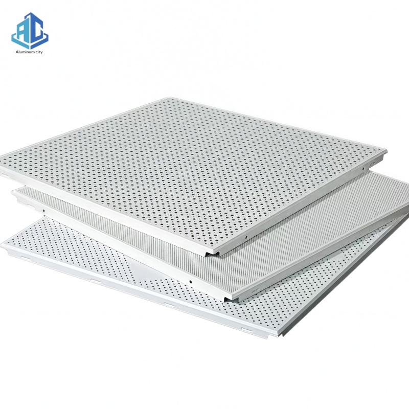 Perforated Aluminum Ceiling Panels 600X600 for Office, Hospital, Mall