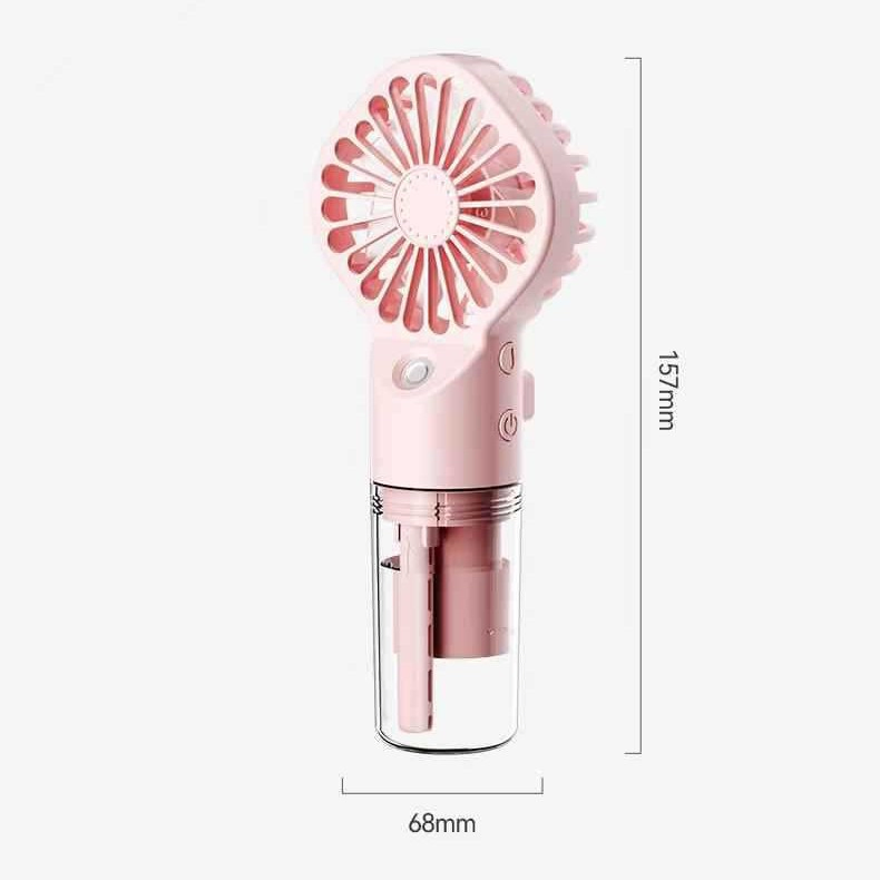 Hot Selling Hand-Held Spray Mini Fan Portable Rechargeable Outdoor Humidification Cool Mist Handheld Fans