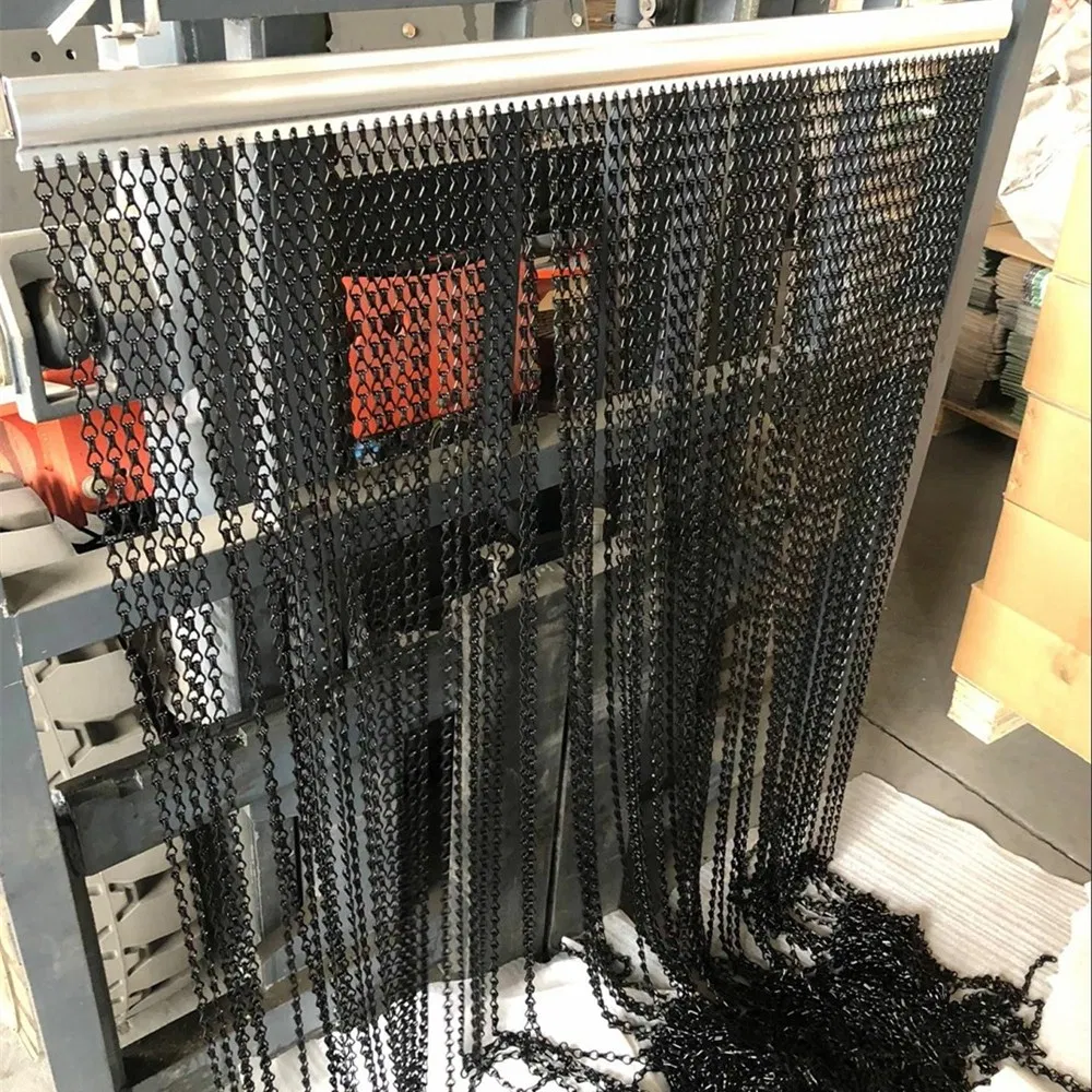 Anodized Metal Decorative Wire Mesh Aluminum Hook Chain Link Curtain, Hotel Curtain Wall Screen, Home Window Door Anti Fly Insect Curtain, Room Divider Curtain