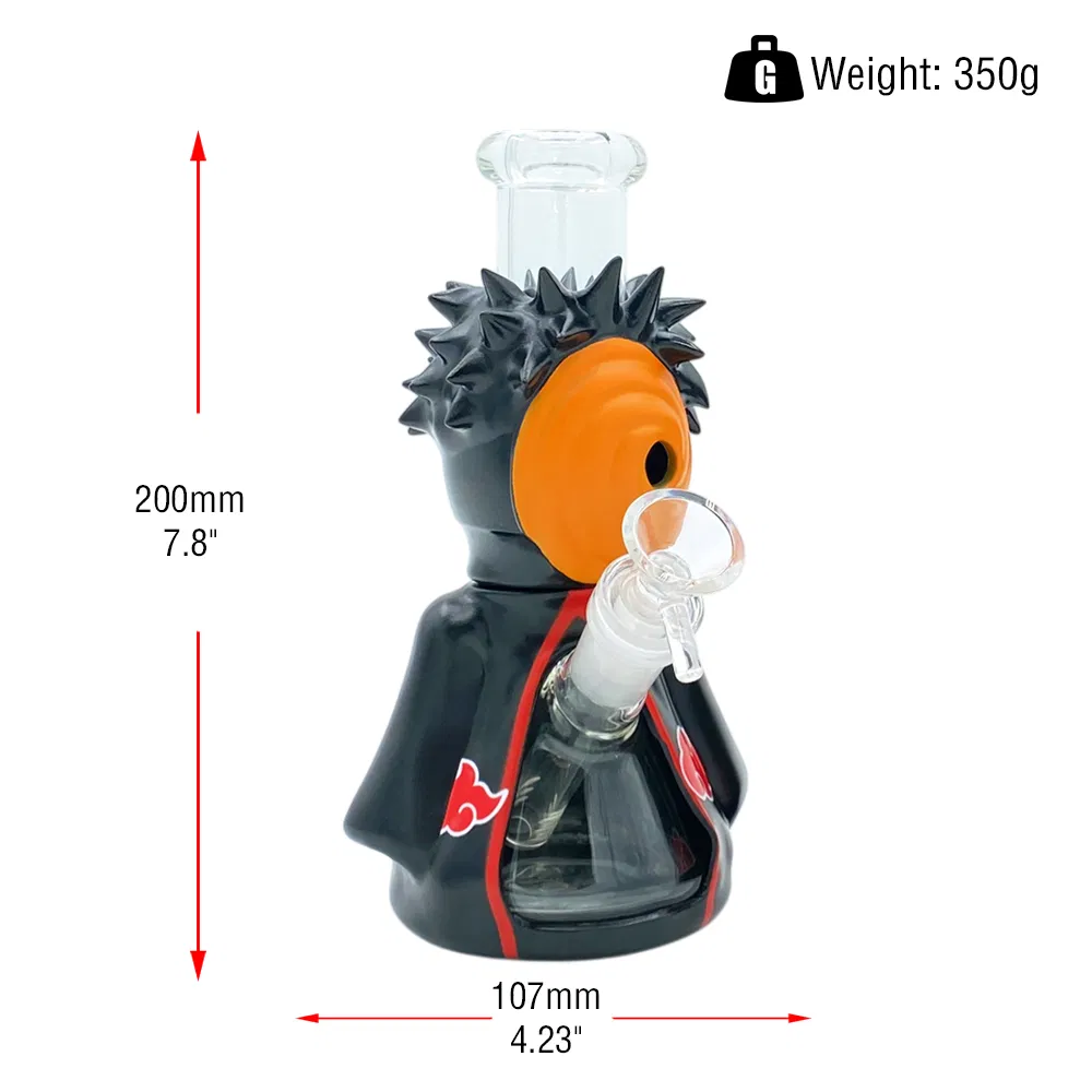 PVC Newdesign Silicone Smoking Water Pipe with Glass Bowl