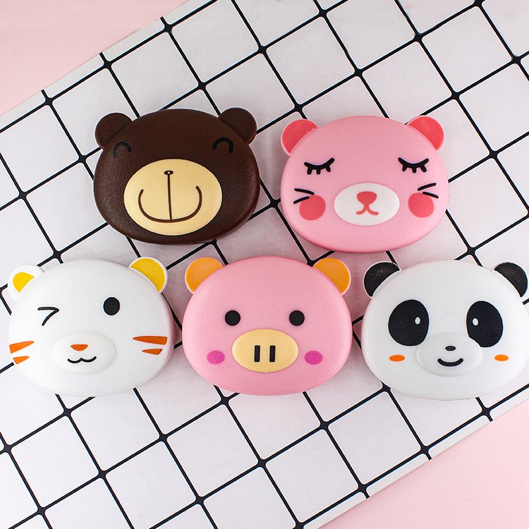 Cartoon Animal Cute Contact Lens Case Travel Kit