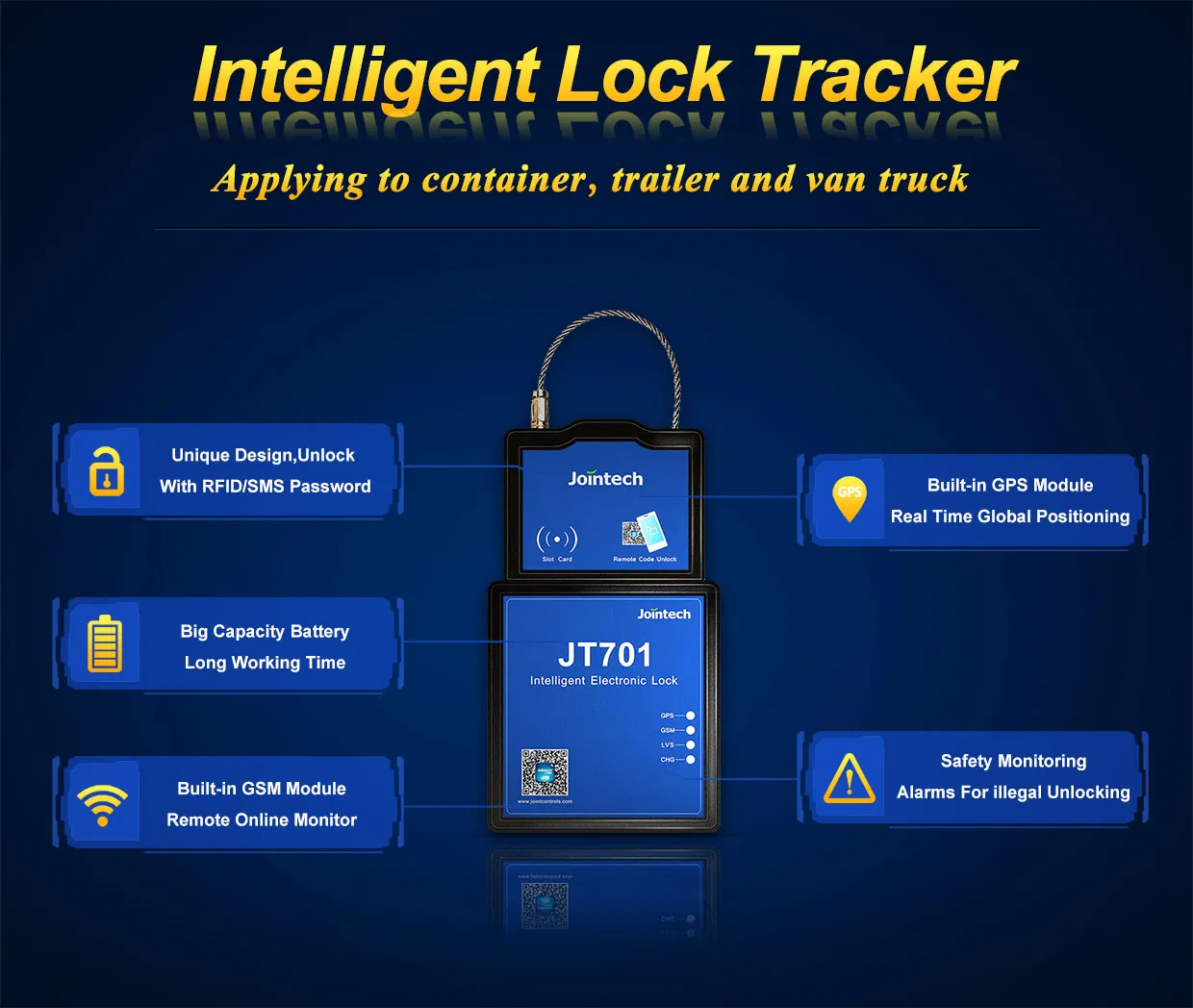Container Seal GPS for Container Door Locking and Real Time Tracking