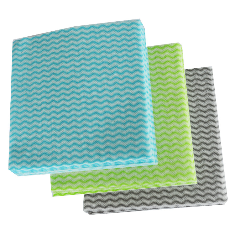 Kitchen Use Disposable Spunlace Nonwoven Dish Cloth 50%Polyester + 50%Viscose for Restaurant Washable Dish Cloths Nonwoven Cleaning Kitchen Wipes