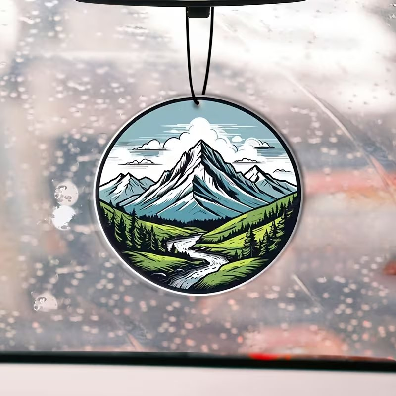 Promotional Gifts Customized Logo Paper Hanging Car Air Fragrance Cards Air Freshener Long Lasting Scents
