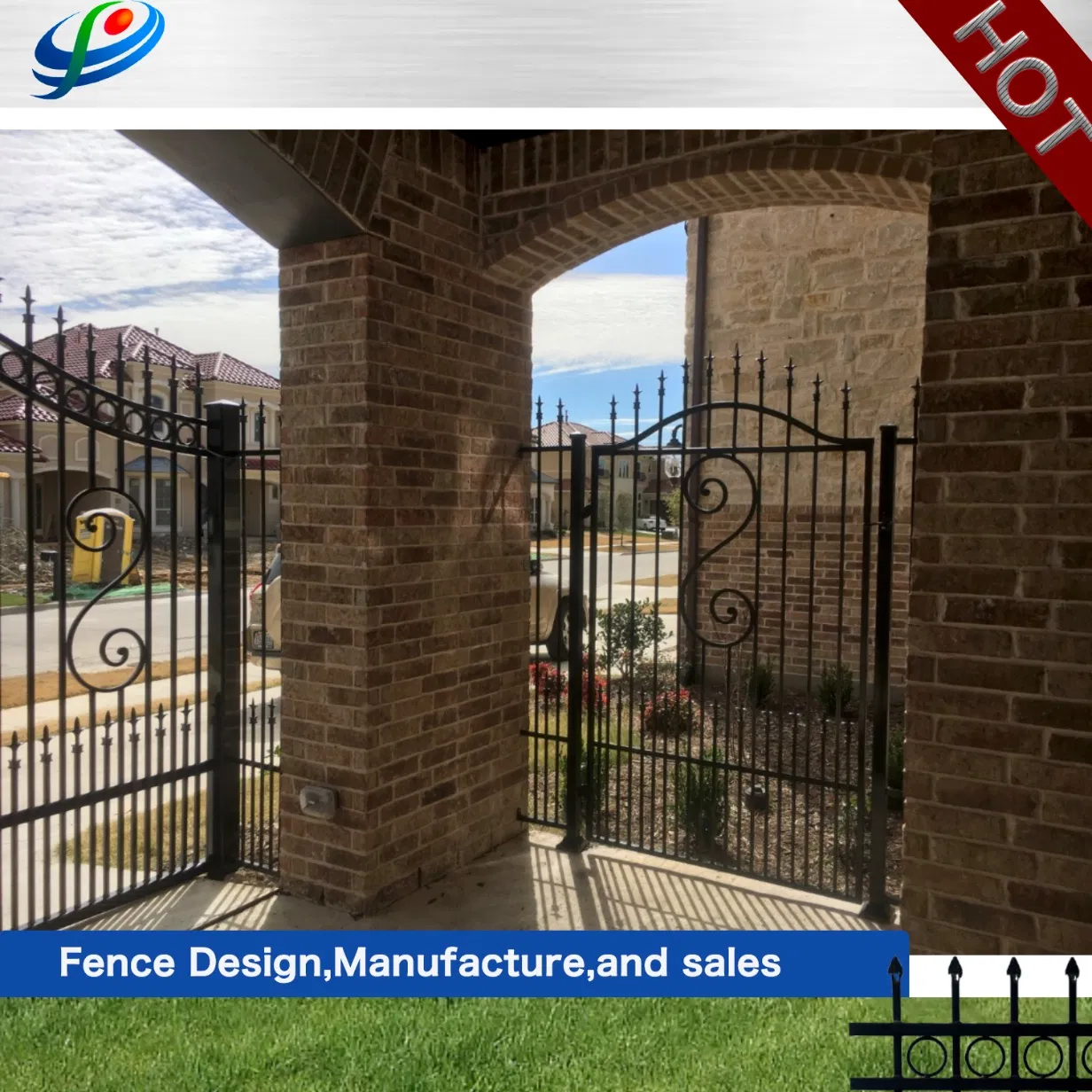 OEM&ODM Customized Flat Top Stair /Staircase Aluminum Swimming Pool/Balcony Fence