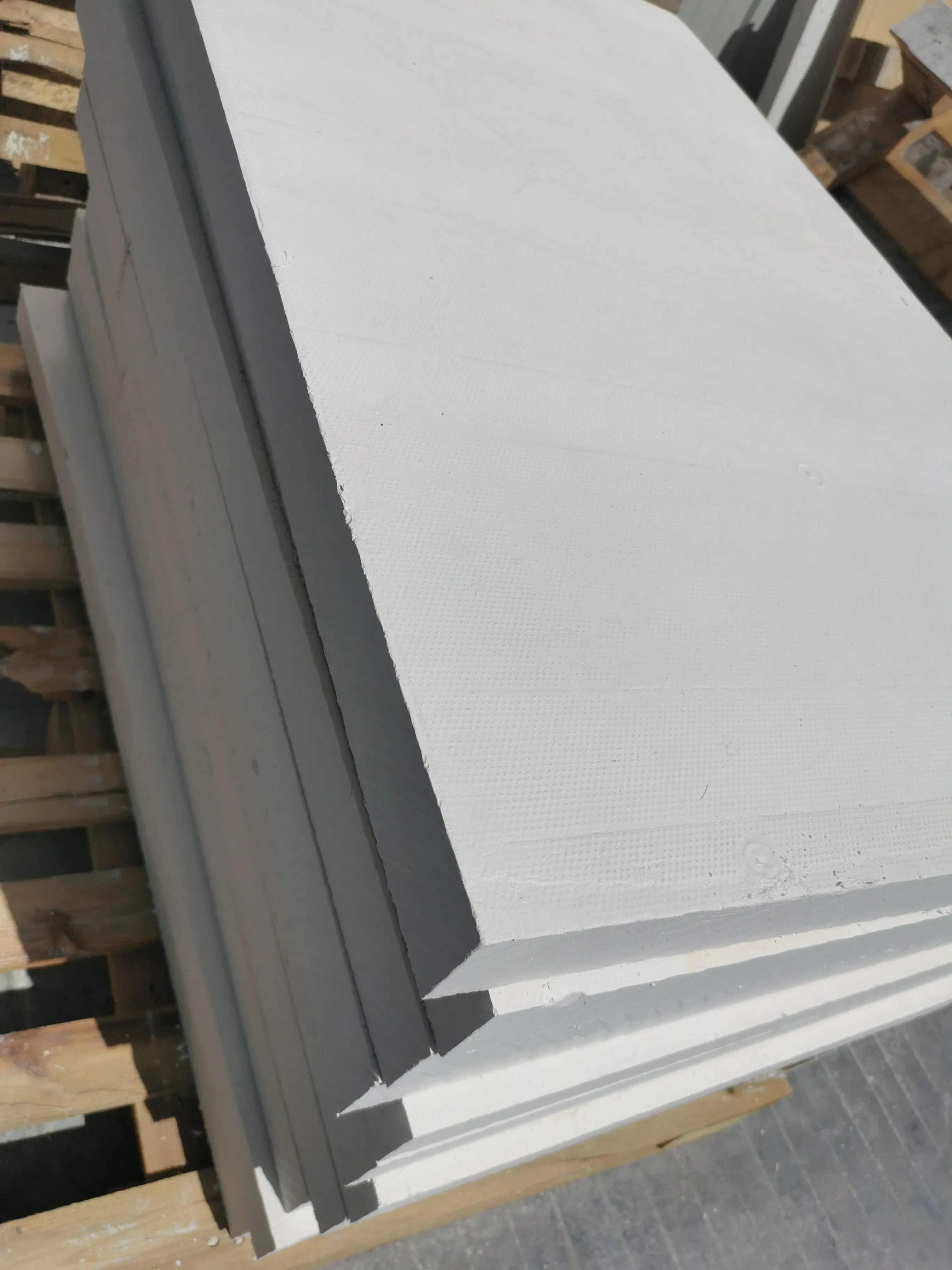 Fireproof Fire Resistant 1050c Reinforced Fiber Cellulose Wall Panel 5/8/10/12/25/50mm Tile Fibre Cement Backer Interior Partition Board for Electric Furnace
