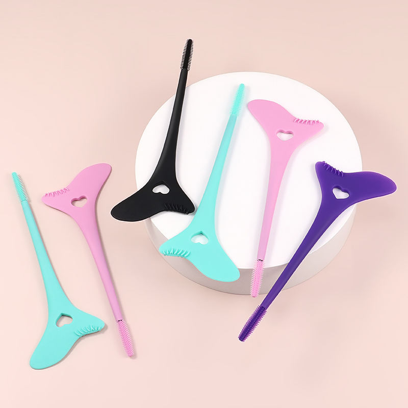 Customized Silicone Eyeliner Aid Eyebrow Pencil Stencil Reusable Multifunctional Eye Makeup Tool