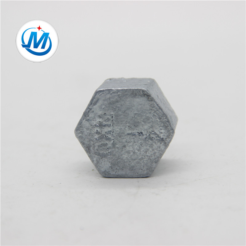 Mi DIN 2 Inch Female Thread Gas Connection End Hexagon Cast Iron Cap