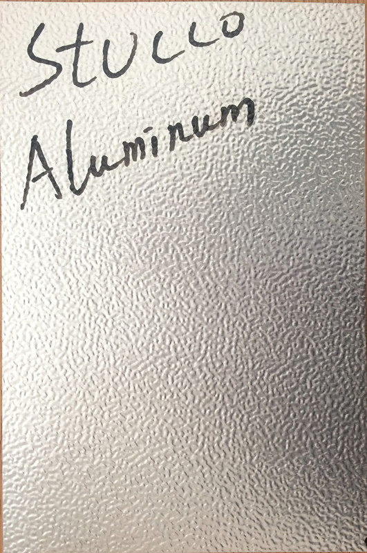 Stucco Pattern Aluminum Embossed Sheets for Chest Freezer