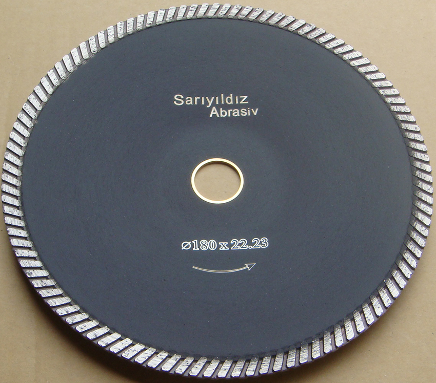 Concave Turbo Blade for Stone Cutting