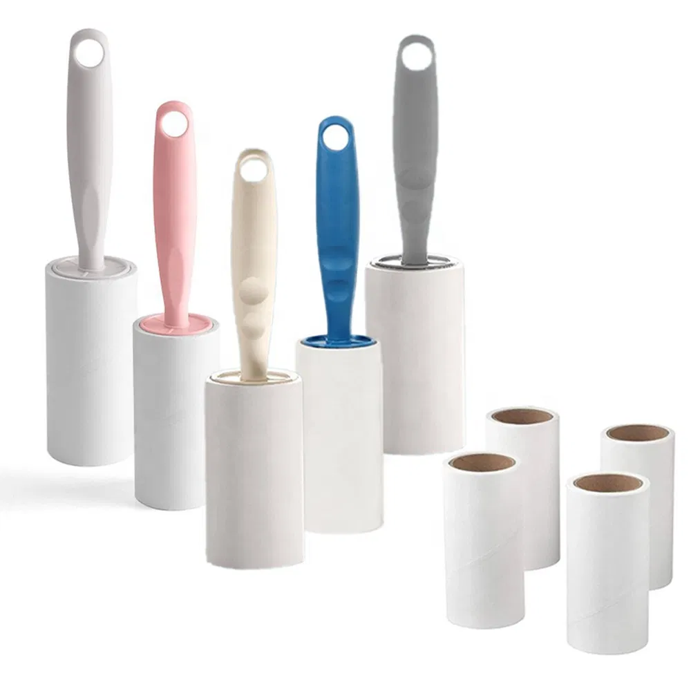 Factory Customized Bed Lint Roller Highly Adhesive Disposable Dust Lint Roller for Clothes and Carpets Adhesive Lint Roller
