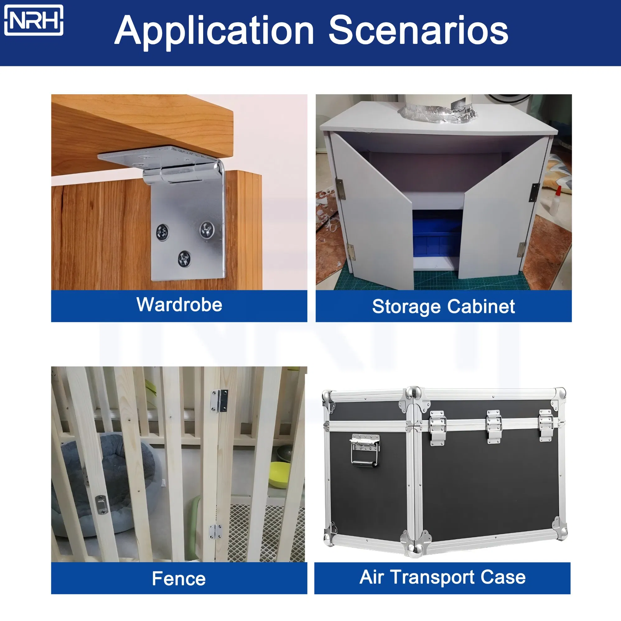 Nrh 8403 SUS304 Tiny Leaf Mini Hinges for Jewelry Box Corrosion Resistant RoHS