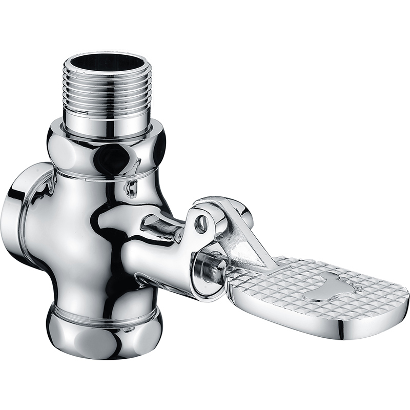 Foot Operated Brass Bathroom Dual Flush Valve