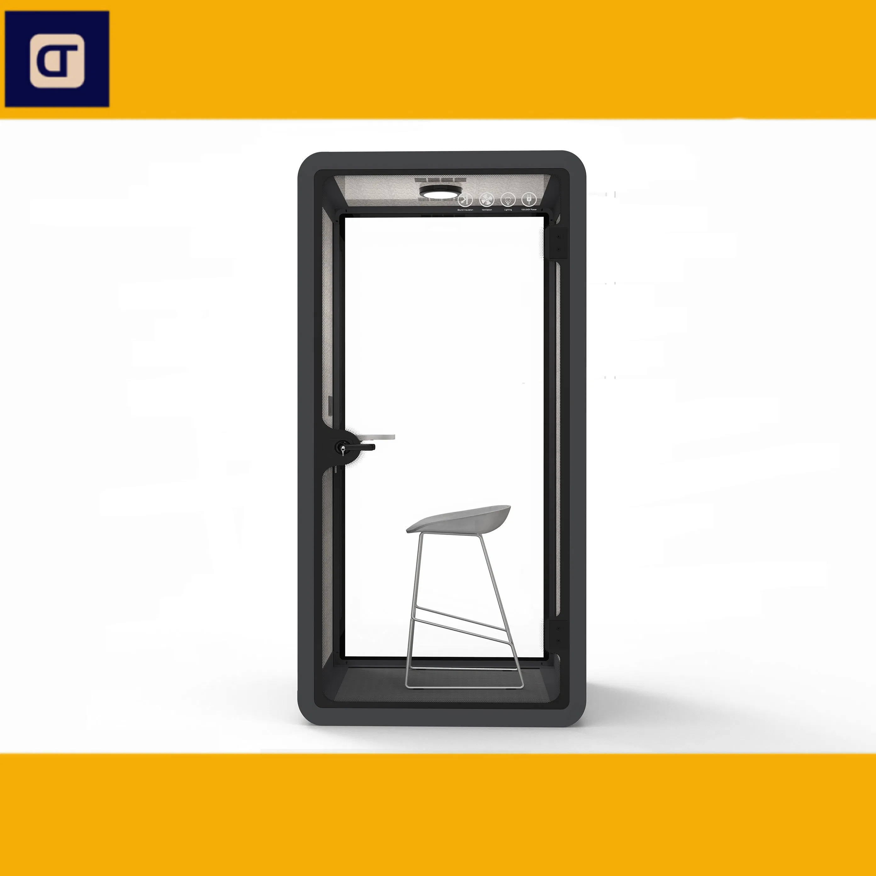 Acoustic Silent Pod Phone Booth - Soundproof Meeting Pod for Office Spaces