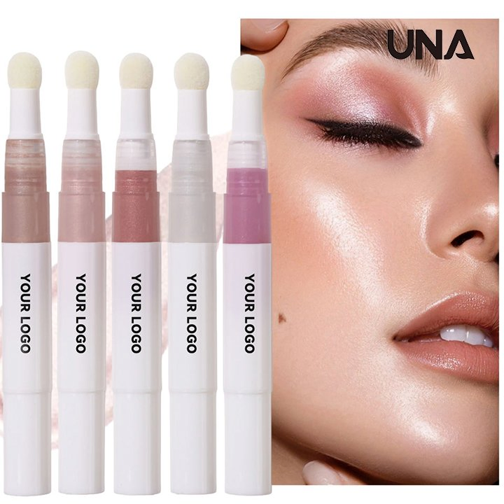 Unbranded High Quality Vegan Long Lasting Pressed Powder Lunar Highlighter Makeup Wholesale Bulk High Pigmented Shiny Highlight