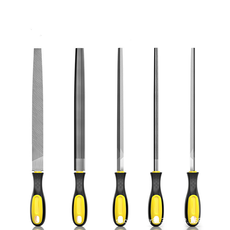 Chain Saw Triangular Mil Semicircle Round File with Plastic Handle Hand Tools