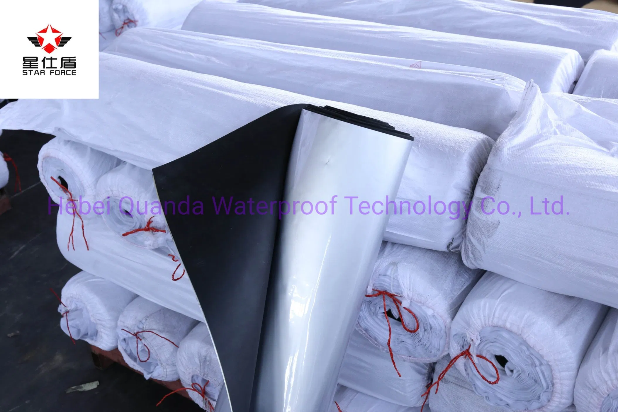 EPDM Rubber Waterproof Membrane Underlayment with Fabric Backed