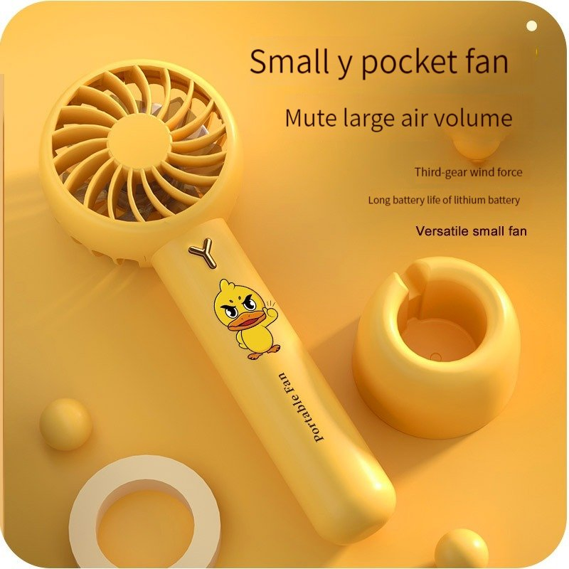 Small Held Cooling Rechargeable Table Handle Electric Stand Desk USB Handheld Portable Mini Fan