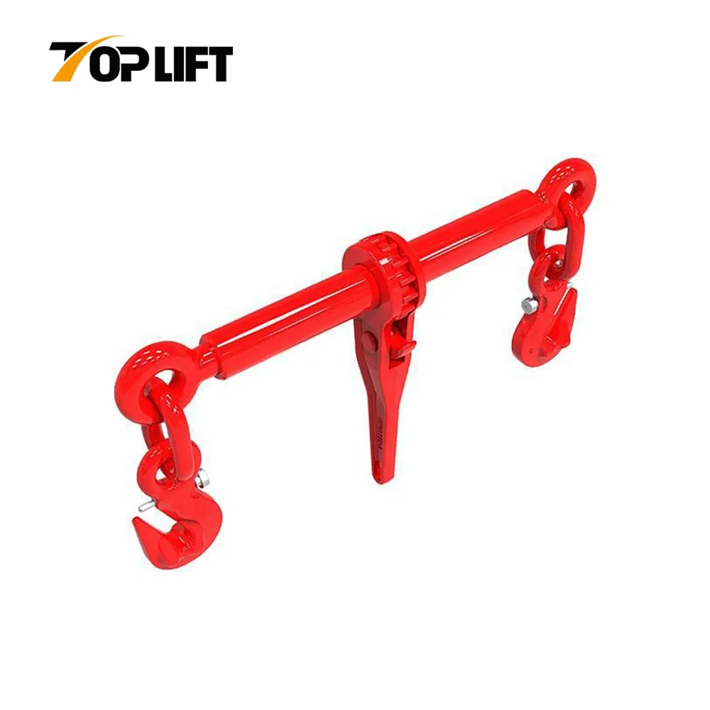 High Strength G80 40kN Ratchet Binder with Safety Hooks