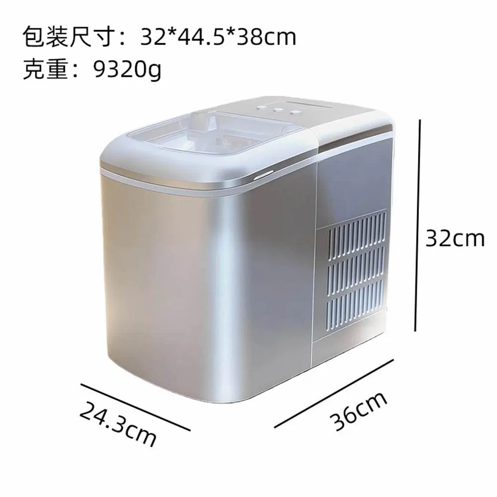 Efficient 9-Head Ice Maker Machine for Home Kitchens