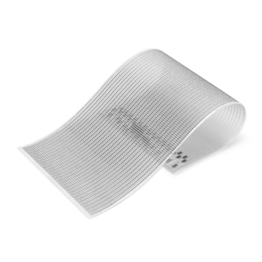 Гибкий прозрачный LED-экран для текста и видео