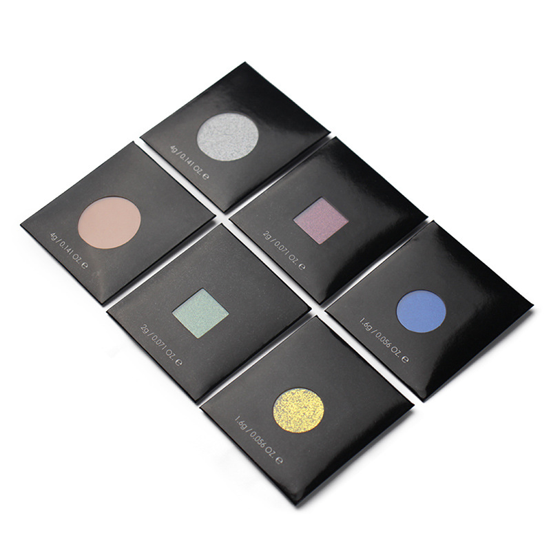 Single Eyeshadow Matte Pearlescent Monochrome Eyeshadow Envelope PVC Single Pack