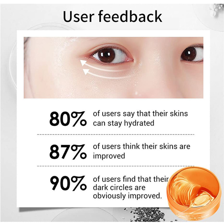 Custom Premium Vitamin C Hydrogel Eye Patches Mask