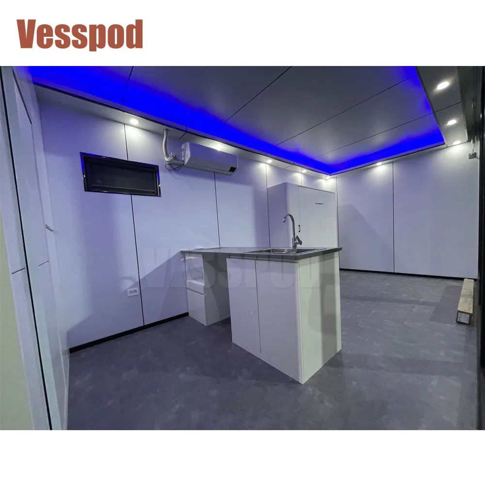 2025 New Apple Cabin 20FT 40FT Luxury Office Pod Prefabricated House