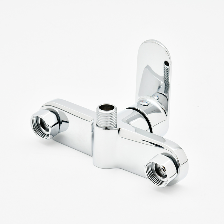 Sanipro Modern Chrome Copper Single-Handle Shower Mixer Bath Tub Faucet