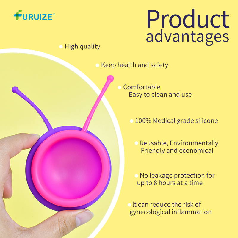 Eco-Friendly Reusable Menstrual Disk Wholesale Copa Menstrual Disc Silicone Feminy Discos Menstrual Cup