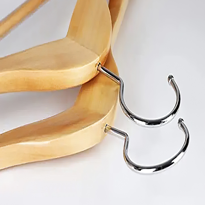 Hotsale Thick Shoulder Wooden Clothes Hanger with Crossbar for Dress