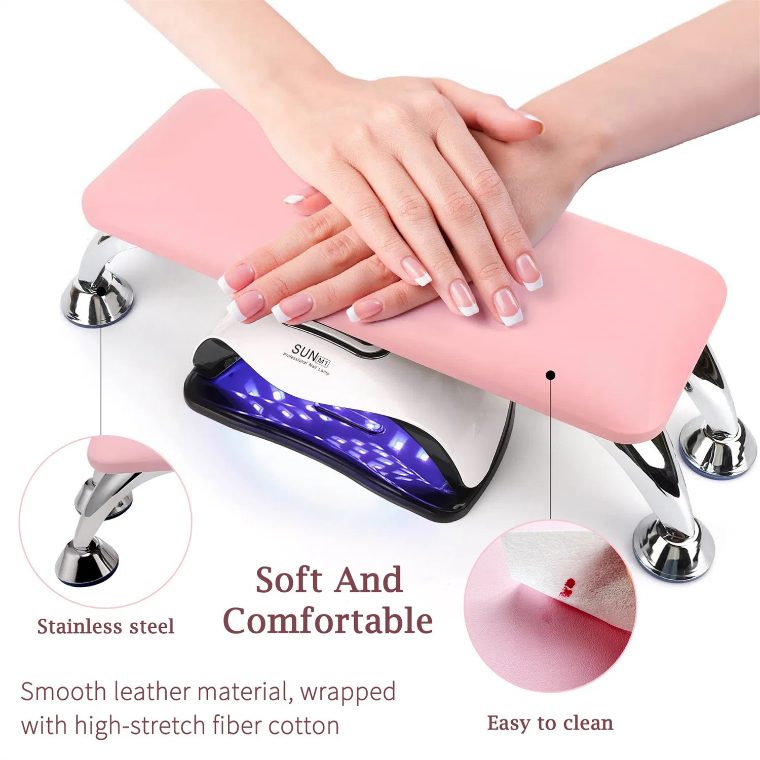 European-Style Large Hand Pillow Hand Cushion Support Foot Stool Comfortable Nail Salon Tools Phototherapy Lamp Nail Hand Pillow