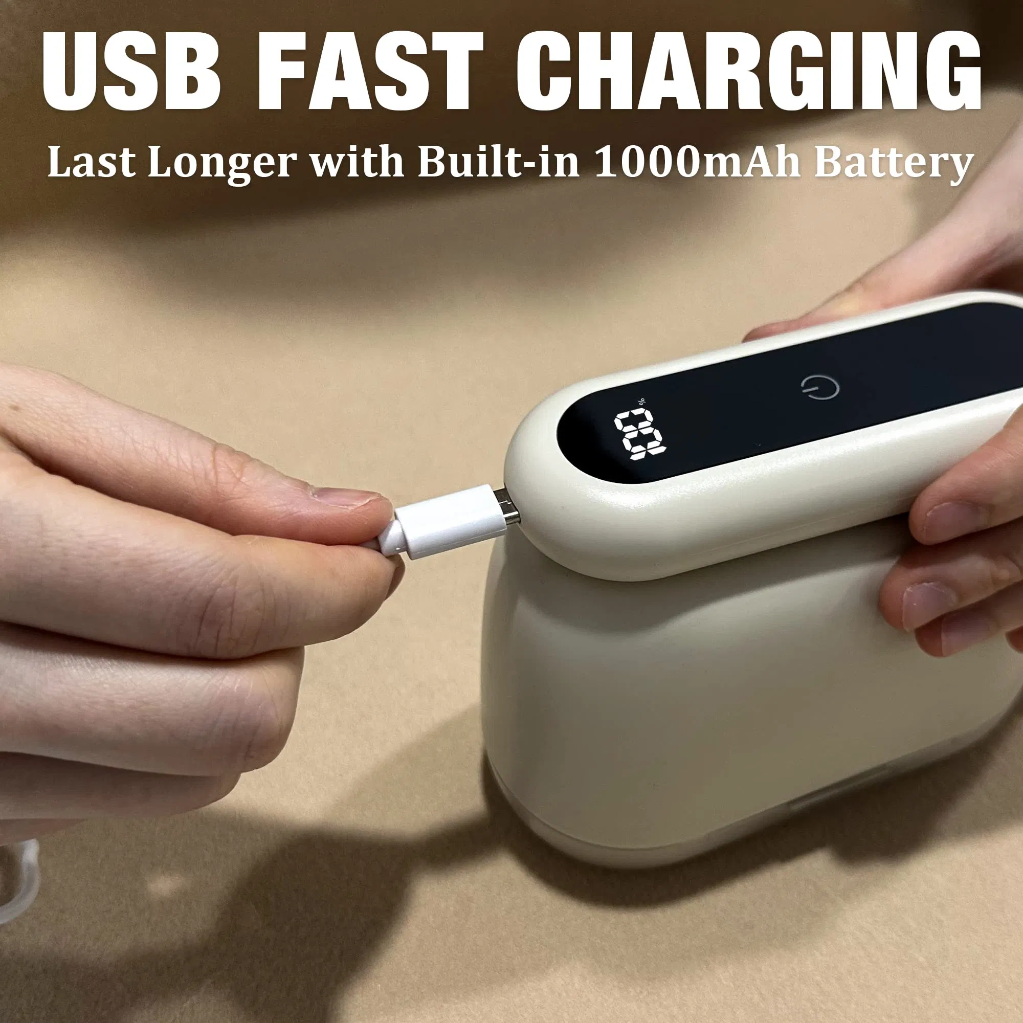 Rechargeable LED-Digital-Display Sweater Pill Remover Remove Pilling Fabric Shaver Electric Lint Remover