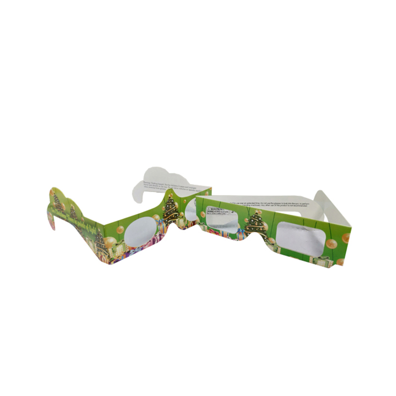 Hot-Sale Wholesale 3D Diffraction Glasses Custom Brand Paper Fireworks Glasses for Party