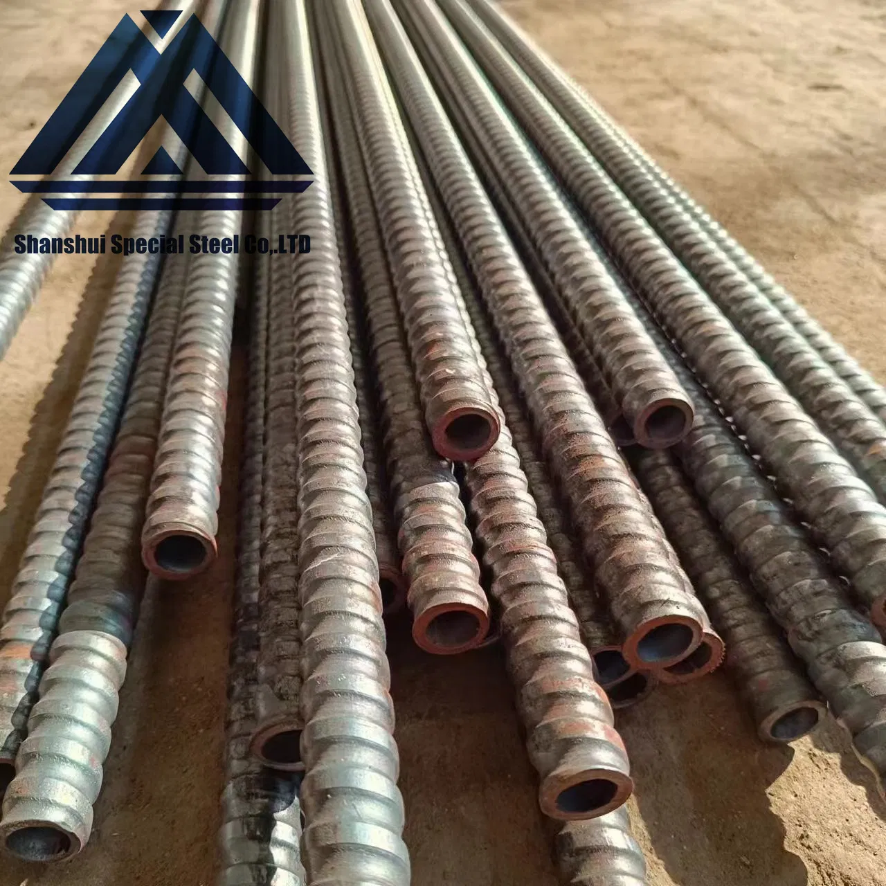 R51 R25 Factory Direct Shoring and Supporting Rock Bolts Solid Grouting Anchor Rod/Bar Self Drilling Anchor