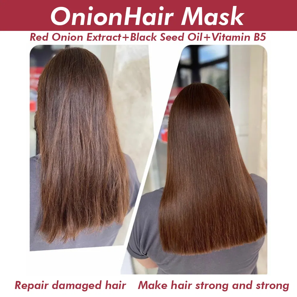 Beauty Cosmetics Skin Care Strengthen Protect Brittle Breakage Prone Onion Hair Mask